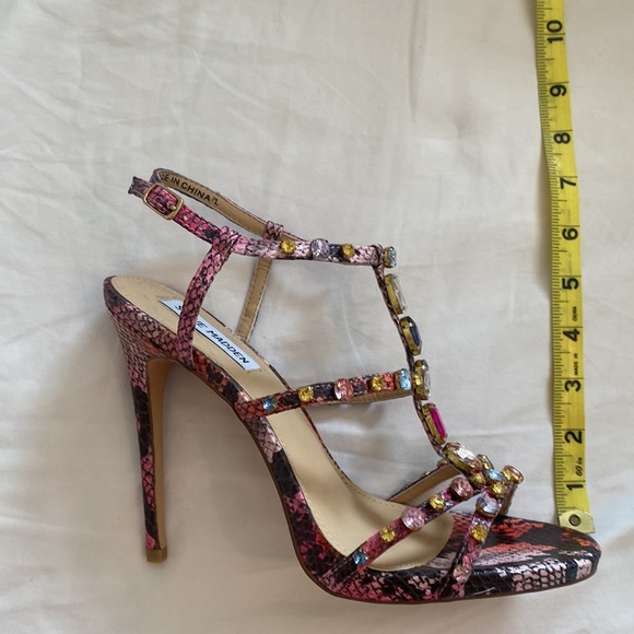 Steve Madden Majestic Bright Multicolored Heels - Picture 3 of 4